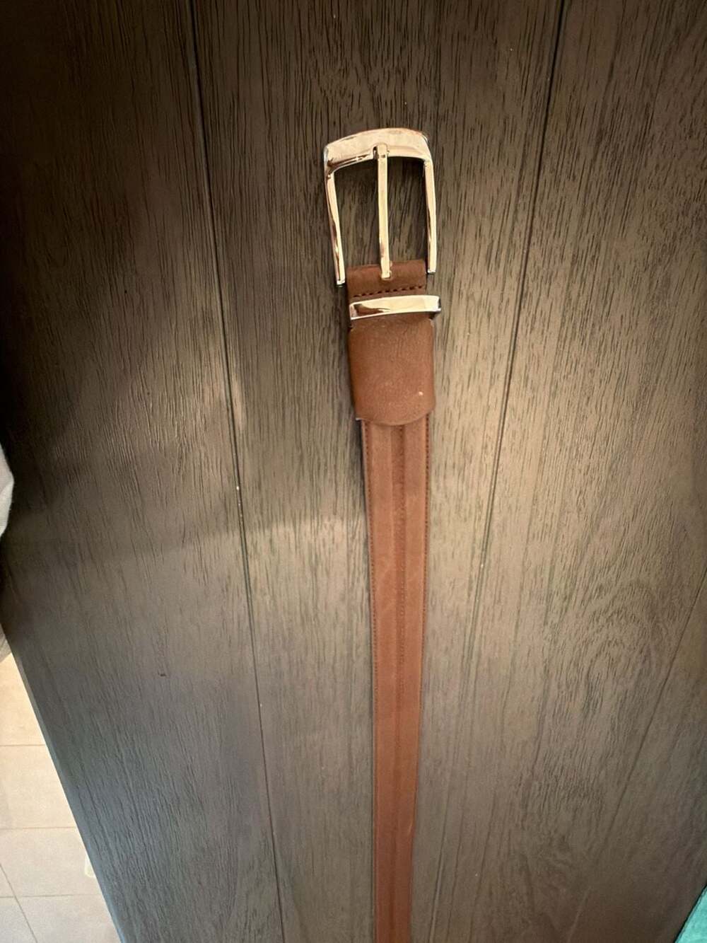 #12 Genuine Leather Brown Belt Size 40
